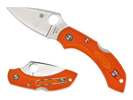 Spyderco Dragon FLy Oranje Clip Mesje-1949-a